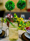 Glass Straws in Forest Green